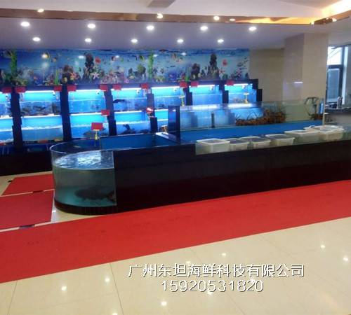 广州棠下海鲜池制冷机-海鲜池-广州海鲜酒家鱼池设计