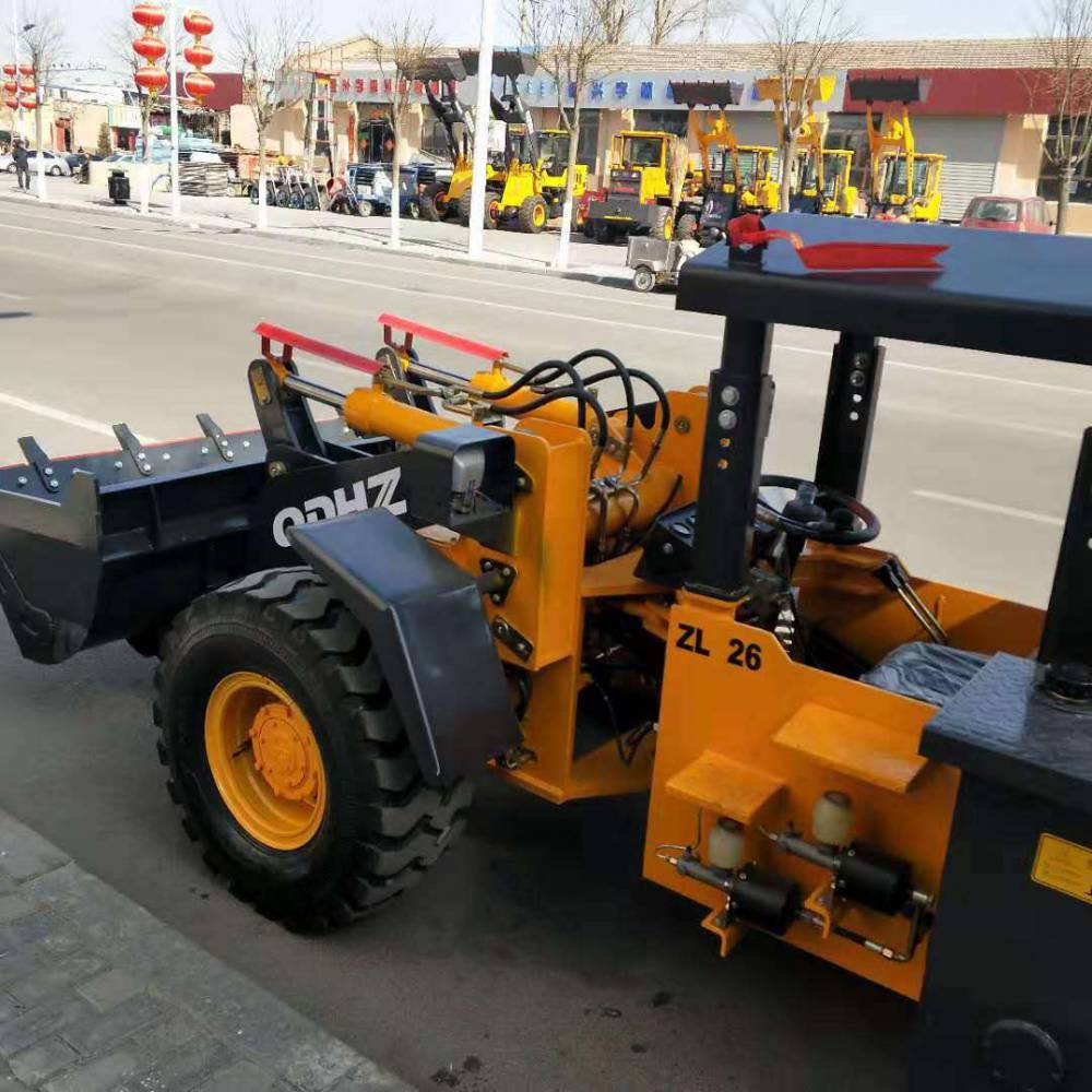 鲁宇四缸装载机 建筑工程用铲车 农用土石装料机粮食装卸小铲车