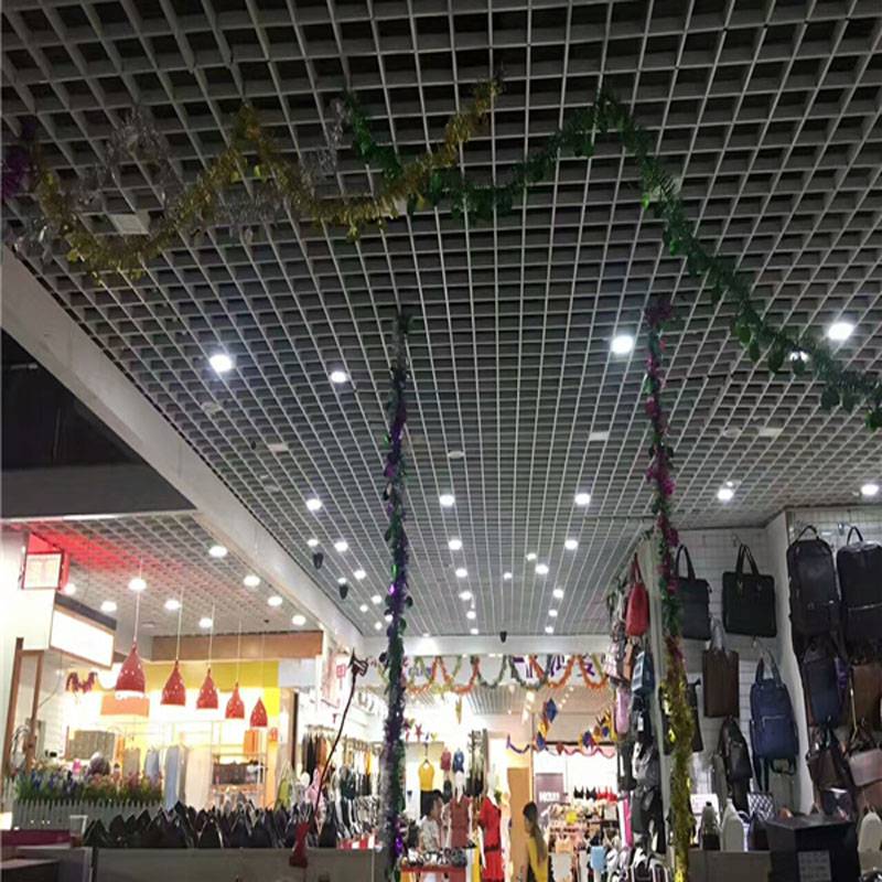 专业生产热转印木纹吊顶铝格栅