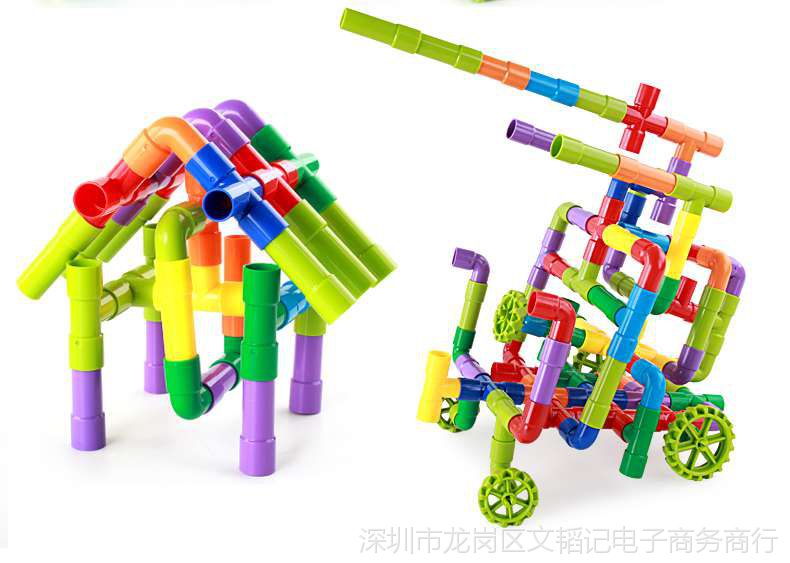 幼儿园超益智实心积木幼教大块原塑料搭建儿童塑料建构区早教玩具