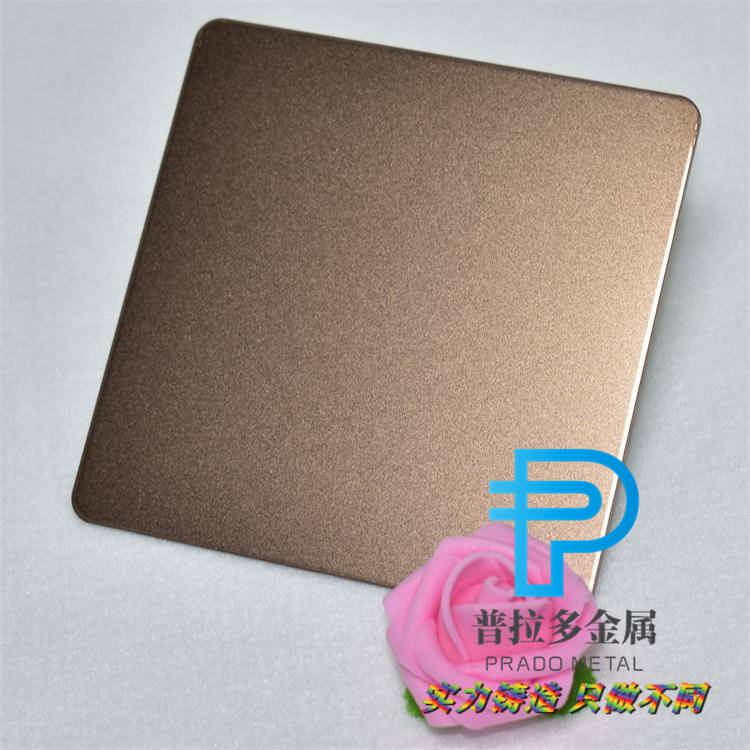 古铜色喷砂不锈钢板 佛山市 304 甬金