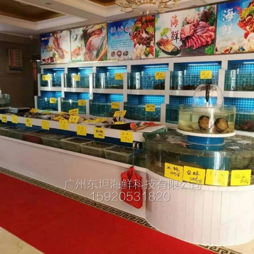 从化江浦海鲜池定做电话-海鲜池配置-广州海鲜酒家鱼池设计