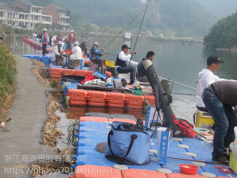 进口高分子聚乙烯浮筒 水上钓鱼平台 浮筒钓台 抗腐蚀抗氧化无污染