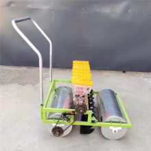 【人力手推式蔬菜播种机蔬菜精播机小型播种机械】