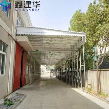 衡水武邑伸缩式规格推拉带摇控价格优雨篷全班歌初中生图片