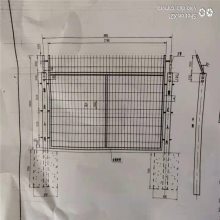 铁路框架护栏网 铁路专用防护栏栅8001-8002 防护围栏网 隔离栅 安平