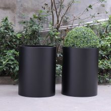 不锈钢花盆 圆形花盆 种树大花盆 金属大花盆 组合大花盆 大花钵