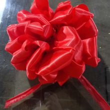 武汉大红花剪彩花绸带花制作