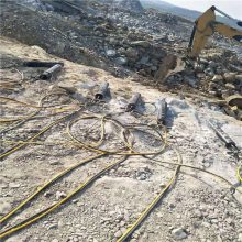 宜昌液压岩石静态爆破基基础开挖劈岩机