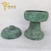 文庙礼器笾竹笾祭器礼器孔庙文庙武庙铜工艺品仿古摆件青铜器摆饰文玩