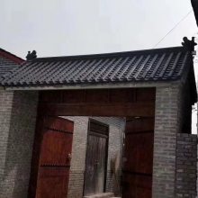 山东济南合成树脂瓦 屋面瓦 仿古一体瓦 围墙瓦树脂小青瓦