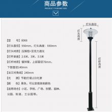 厂家定制太阳能路灯 户外6米100w农村一体化太阳能路灯 led庭院灯