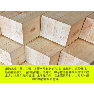 淮北铁杉方木尺寸