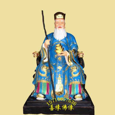 山神菩萨神像细节图 文山神彩绘神像 武山神坐像 道教山神爷神像厂家