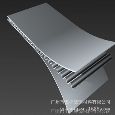 武汉厂家供应优质勾搭式瓦楞复合板 铝瓦楞板 波浪铝合金板可定制
