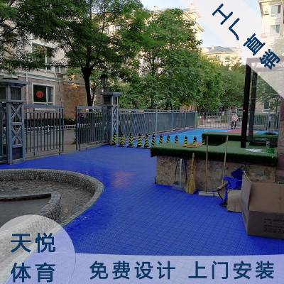 幼儿园双层米格悬浮地板 室外操场悬浮拼装地板 悬浮地板现货批发