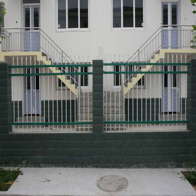 中山生产庭院围墙锌钢护栏 潮州别墅庭院铸铁围栏带装饰