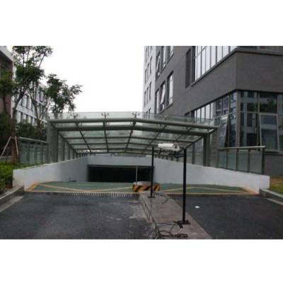 hh 地下车库雨棚安装 玻璃车库雨棚销售 玻璃地下车库雨棚价格低