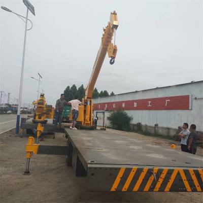8吨楼板平板吊车 拉楼板的拖拉机吊车 德建 全自动拖拉机随车吊 坚固