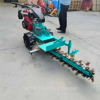 佳鑫机械 吉林山药种植开沟机 自来水煤气管道挖沟机 工程施工柴油