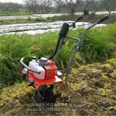 山地农田微型除草机 小型园林绿化专用松土旋耕机 手推式微耕机