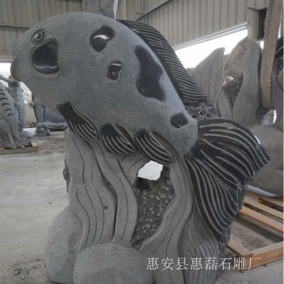 石雕海马 定制石雕水族动物雕刻 公园石雕动物景观摆放 海洋石雕