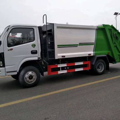 国六东风多利卡6方压缩垃圾车_程力专用汽车厂家直销