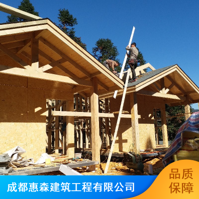 室外小型木屋_中式防腐木屋_成都惠森木屋市场价格