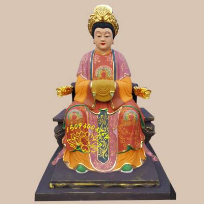 玻璃钢神像佛像定做厂家 通天大道老母神像 灵山老母佛像 观音老母