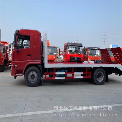 东风后八轮挖机拖车底盘 d17-h豪华200挖机平板车支持按揭购车
