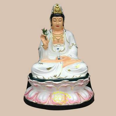 观音菩萨佛像加工 敦煌彩佛像 汉白玉观音菩萨神像 观音菩萨的来历