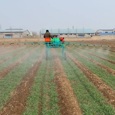 自走式汽油柴油喷药机 除草剂喷洒机图片 自走式喷杆喷雾机