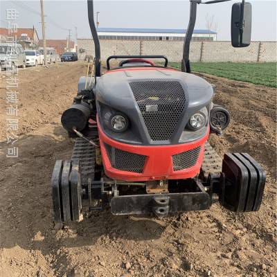 定制80马力座驾式履带拖拉机 360度可转向农用旋耕机