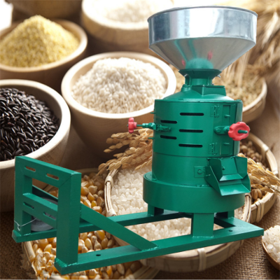 玉米磨面制糁机 大米小米两用去壳碾米机 电动粮食脱皮碾米机