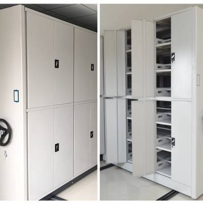 樟树厂家生产档案室智能手动密集架钢制文件柜铁皮柜可移动资料柜澳