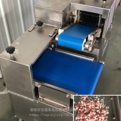 鲜肉切丁切条机不锈钢切肉机全自动切肉机高产量大型食堂快餐配送中心
