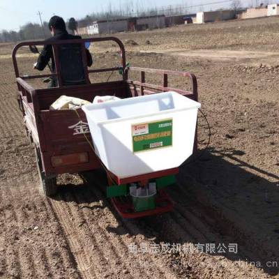 拖拉机前置施肥机 电瓶式农用撒肥机 120公斤电动撒肥机 志成