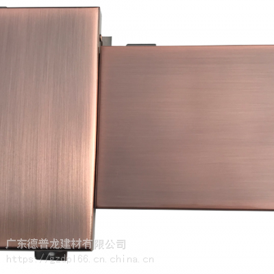 金属拉丝造型氟碳铝单板 仿古铜氧化拉丝铝板