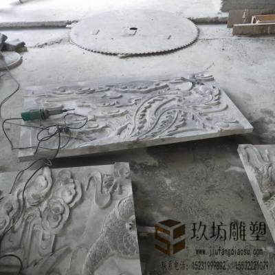 山水画浮雕大全/石雕浮雕装饰壁画 大型浮雕壁画