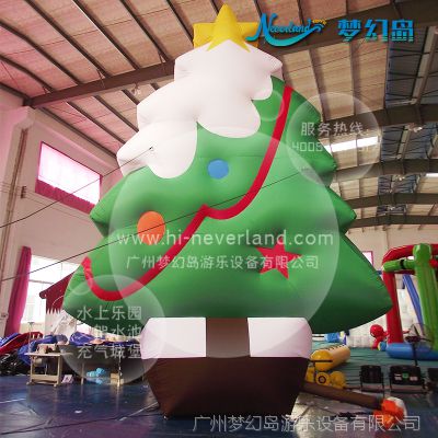 充气圣诞造型充气圣诞树圣诞老人麋鹿充气圣诞裱花平面设计图片