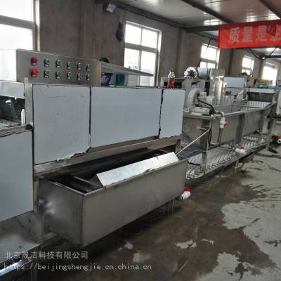 洗碗机 大型餐具消毒设备 全自动消毒洗碗机流水线 北京晟洁