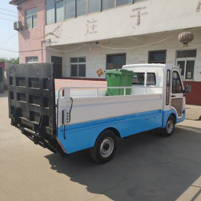 电动小型小区环卫用垃圾桶转运车4桶6桶垃圾桶运输车保洁车