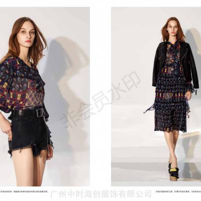 杭州品牌 diyan蒂言 20春时尚女装一手货源品牌女装厂家批发折扣