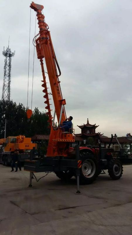 5支腿拖拉机改装吊车