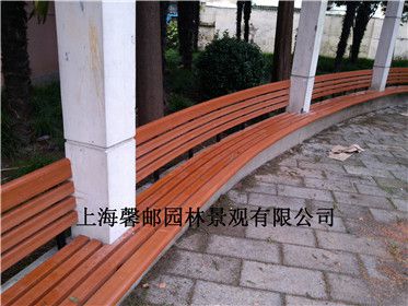 厂家直供弧形公园椅、上海户外休闲椅、上海公园椅