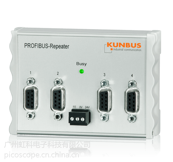 德国KUNBUSPROFIBUS中继器-4端口RS-485转发器PROFIBUS网络