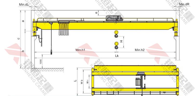桥式天车的结构图图片图片