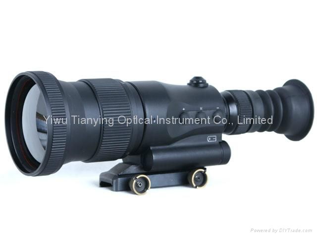 天鹰6.5倍17微米75毫米镜头1000米红外热成像