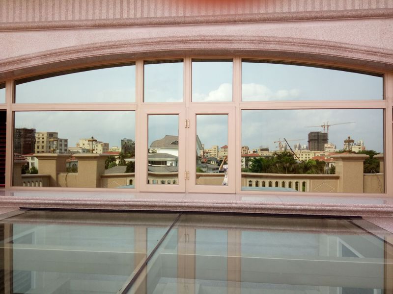 铝合金门窗落地玻璃推拉门 手动推拉欧式客厅阳台玻璃门推拉门 罗曼尼