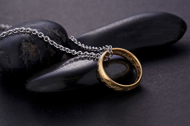 指环王魔戒 首饰戒指 礼品金色 钨金情侣戒指 饰品批发 厂价直销